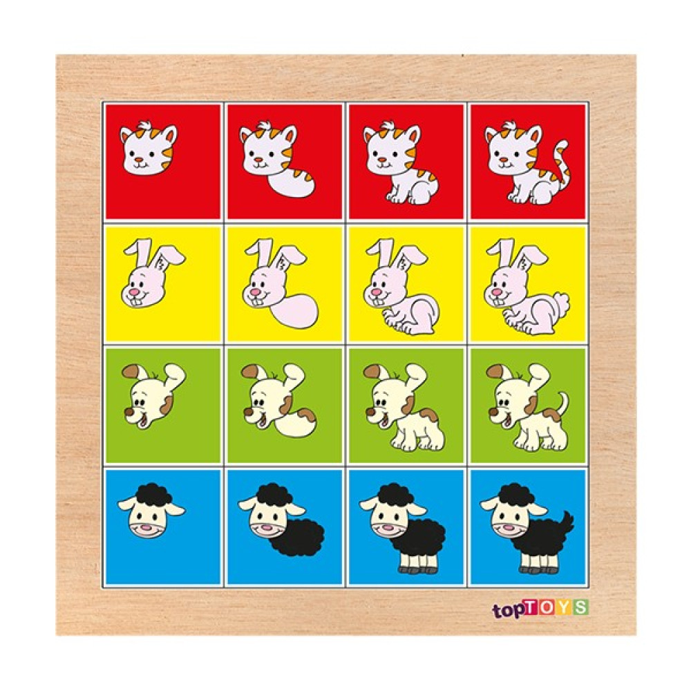 Toptoys Hayvanları Oluşturalım Ahşap Puzzle CS-7012 Oto Boyaları Fiyatı