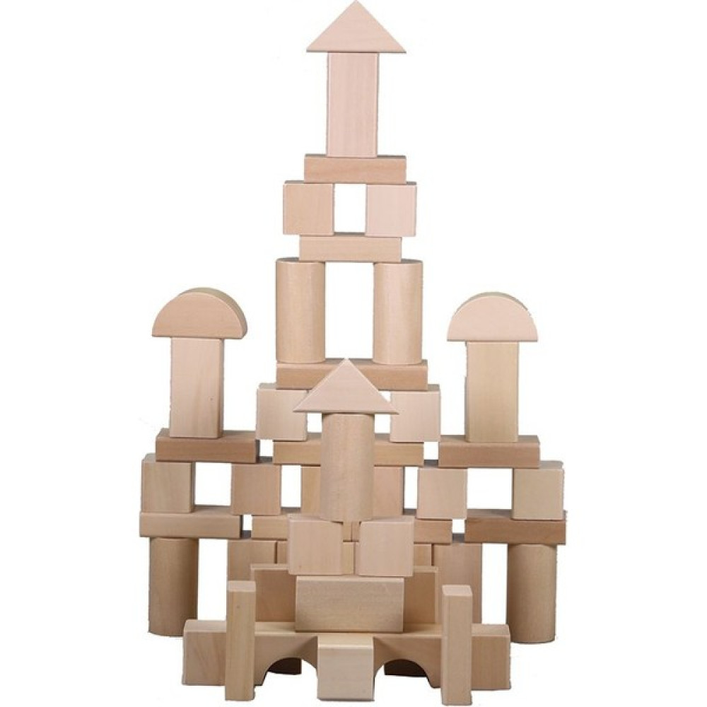 Toptoys Natural Ahşap Blok 50 Parça Bebek Oyuncakları Fiyatı