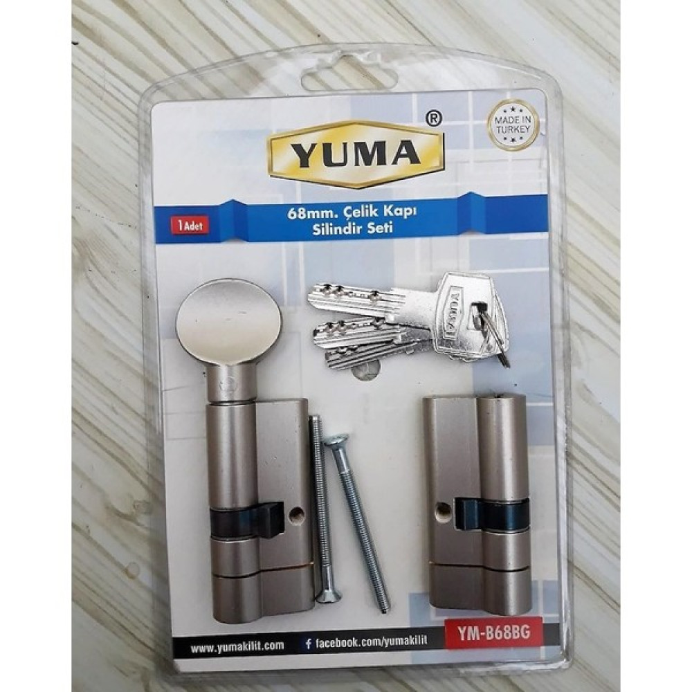 Toptrends Yuma 68 mm Bilyalı Tuzaklı Kapı Kilit Göbeği Barel Seti 2li Kilit Fiyatı