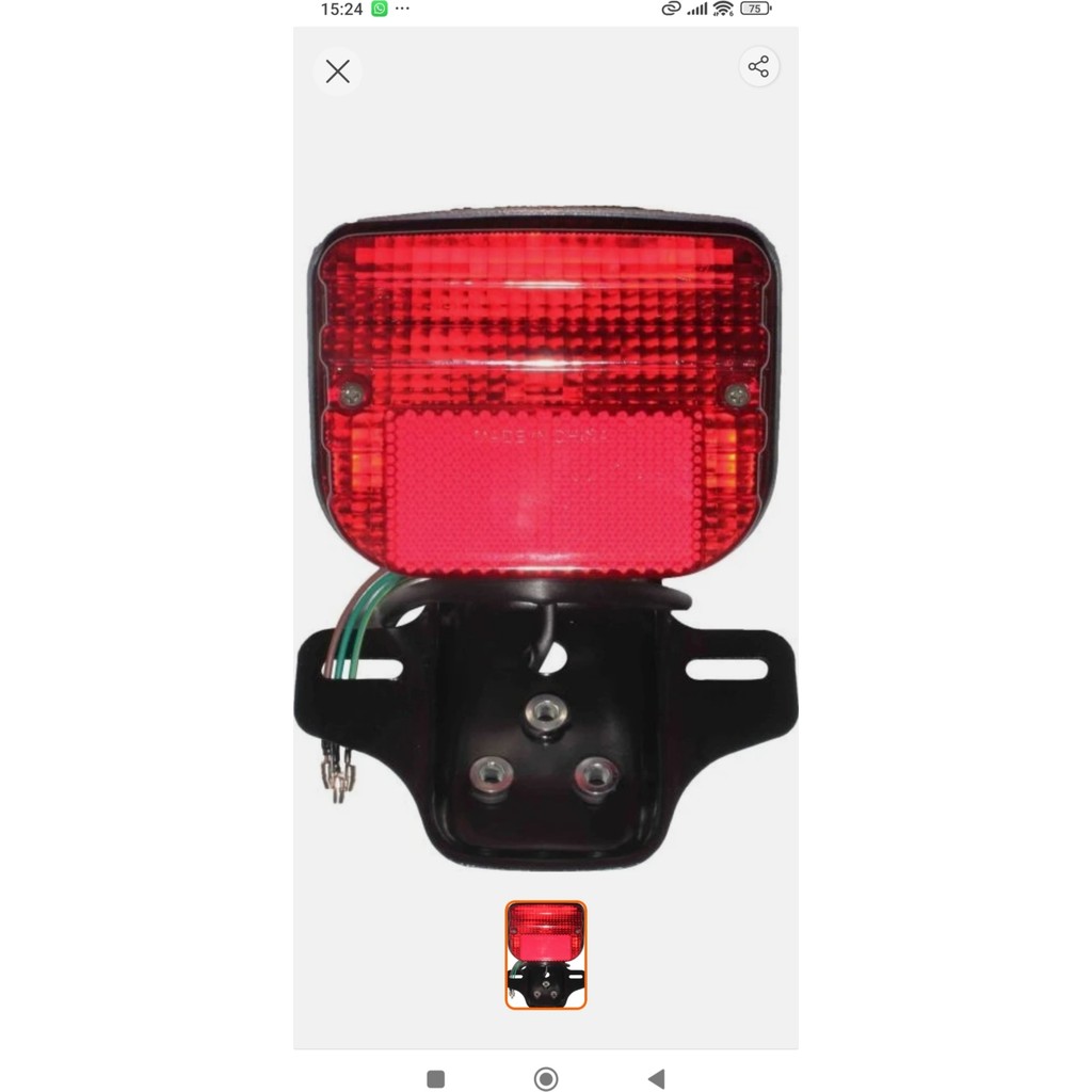 Topuz Motor Cg Stop Komple Orjinal arka stop lamba Diğer Fiyatı
