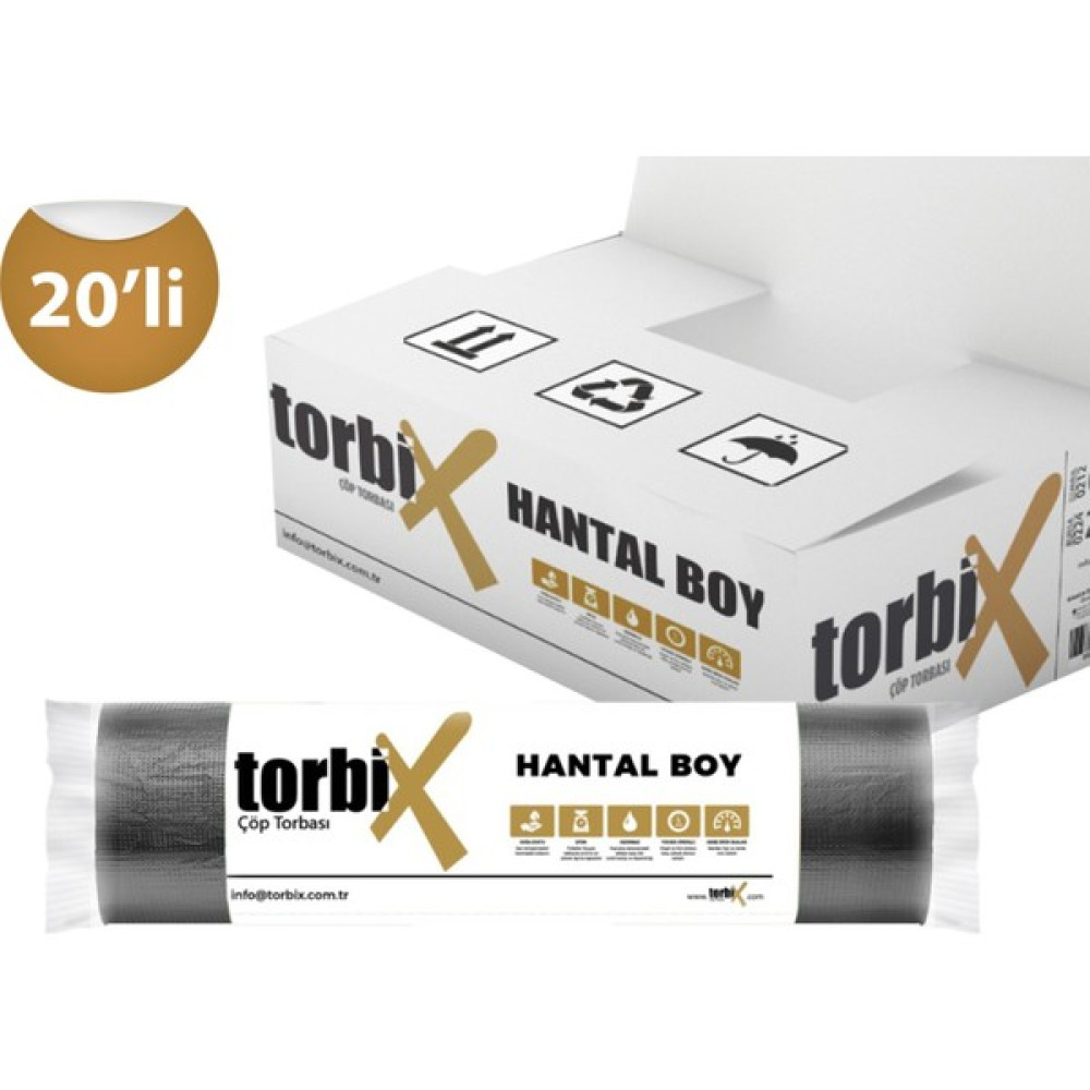 Torbix Hantal Boy Çöp Torbası 100X150 cm 20 Rulo Oto Boyaları Fiyatı