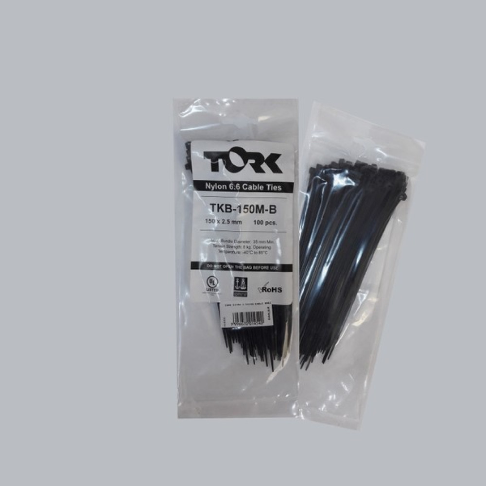 Tork Siyah Kablo Bağı 2,5x150 - 2,5 x 150 mm Elektrikli El Aletleri Fiyatı