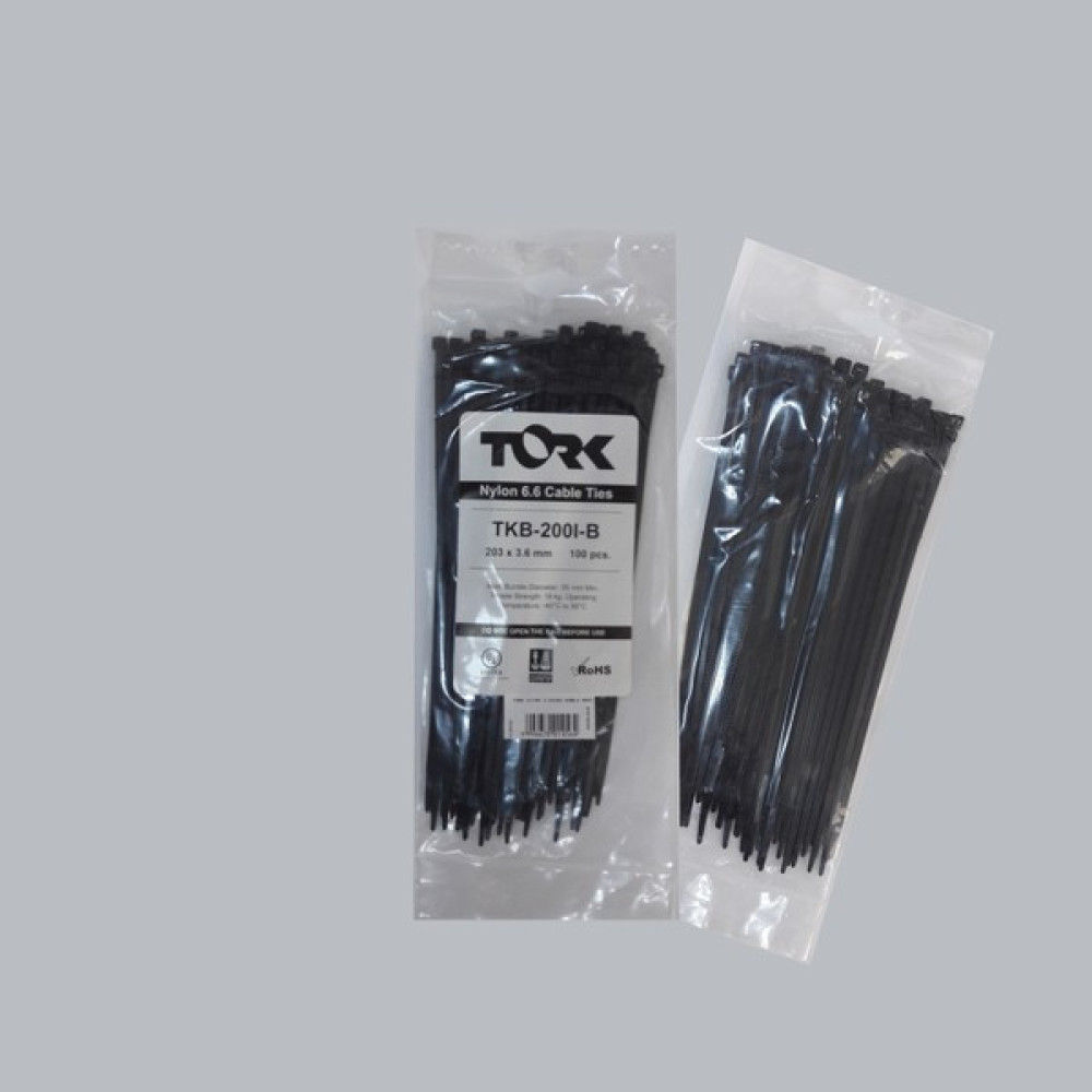 Tork Siyah Kablo Bağı 3,6X203 - 3,6 x 203 mm Elektrikli El Aletleri Fiyatı