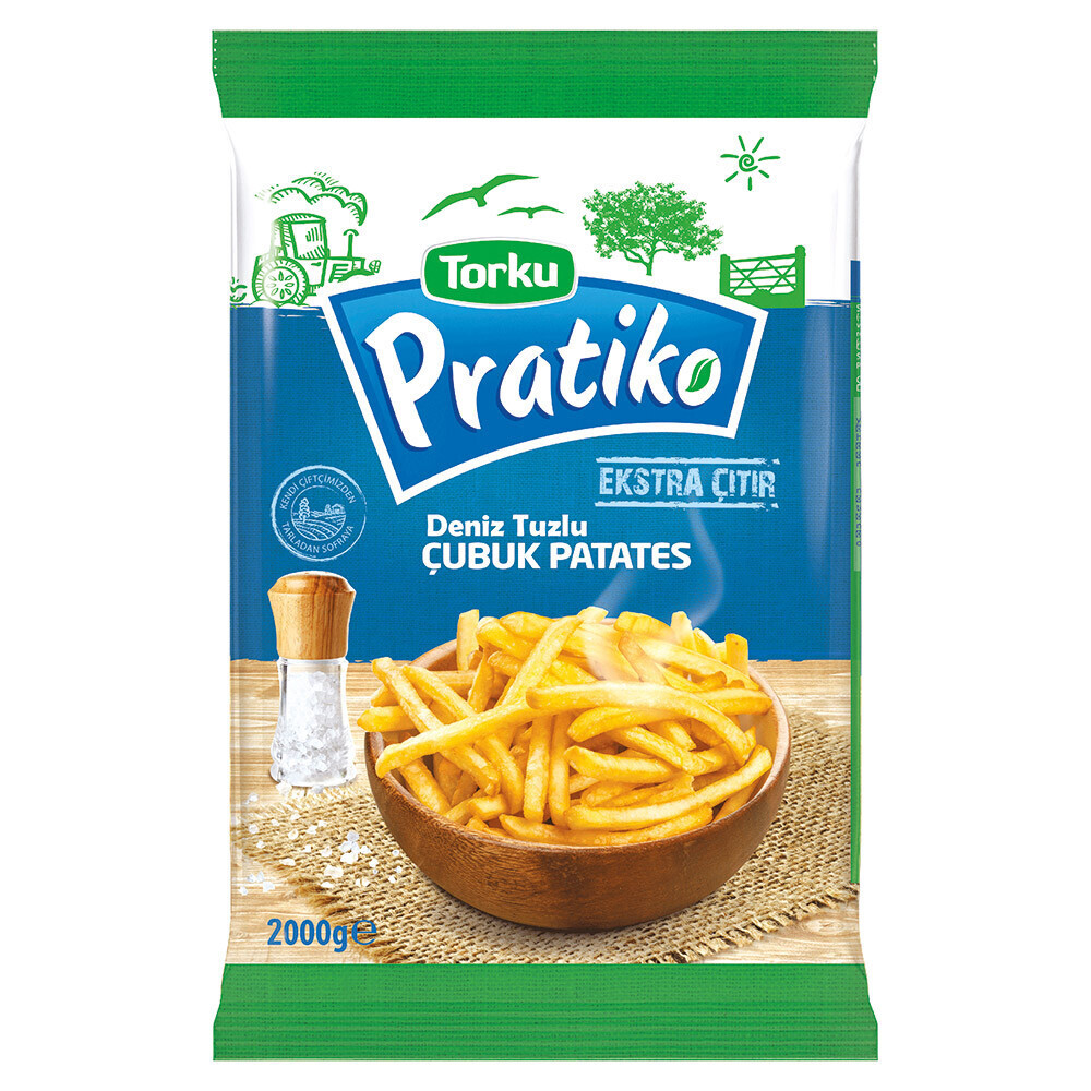 Torku Pratiko Deniz Tuzlu İnce Kesim Patates 1000 Gr Dondurulmuş Gıda Fiyatı