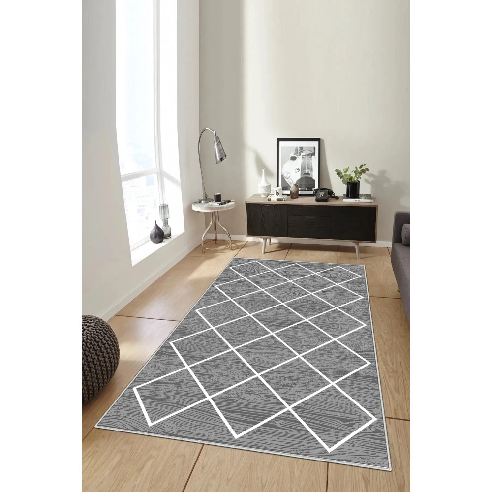 Toronto Home Kesme Halı Desenli Dijital Baskı Yıkanabilir Kaymaz Taban İnce Salon Mutfak Çocuk Halısı Yolluk 80 x 350 Beden Kilim Fiyatı
