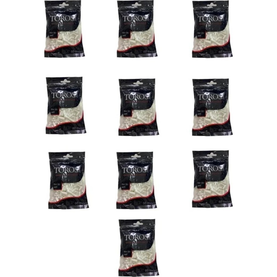 Toros Pamuklu Filtre Zıvana 6.0 mm 10 Paket - Beyaz Diğer Fiyatı