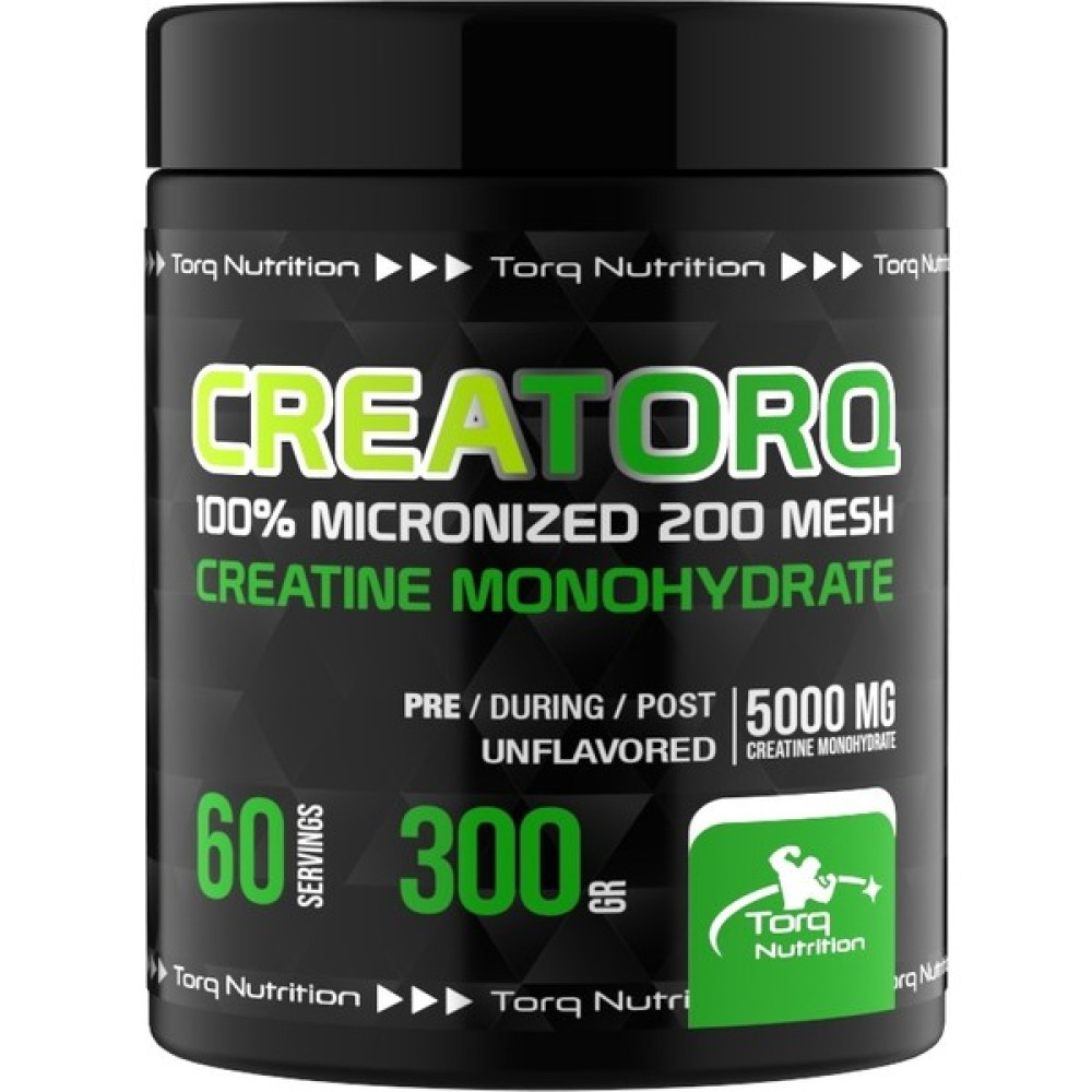 Torq Nutrition Creatorq %100 Micronized Creatine Monohydrate 300 Gr 60 Servis Sporcu Besinleri Fiyatı