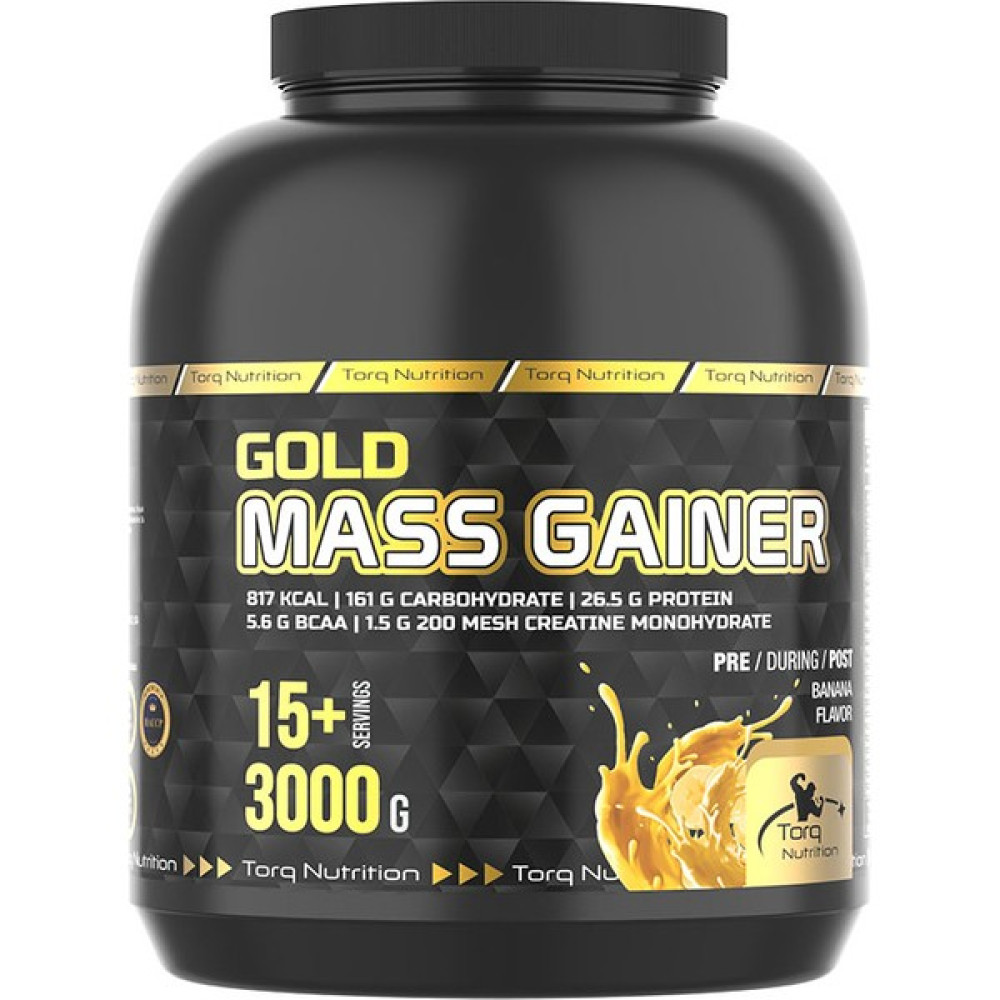 Torq Nutrition Gold Mass Gainer Karbonhidrat Tozu 3000 Gr - Muz Aromalı Sporcu Besinleri Fiyatı