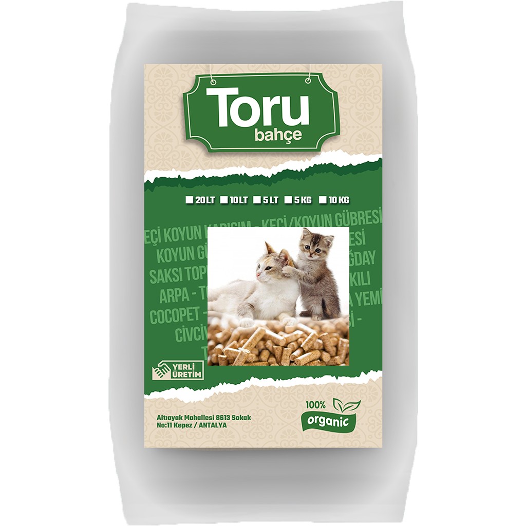 Toru Bahçe Doğal Kedi Kumu Çam Pellet 20 Lt (10 Kg) Evcil Hayvan Ürünleri Fiyatı