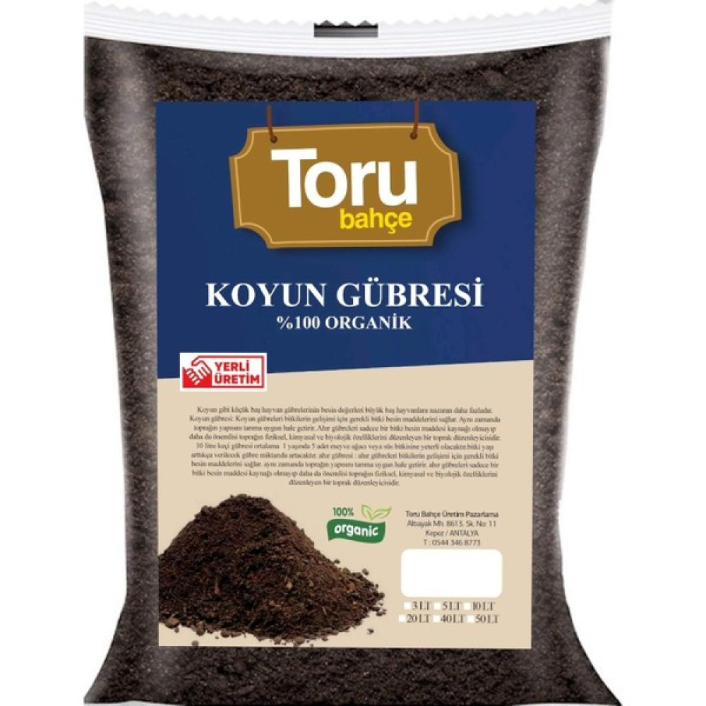 Toru Bahçe Koyun Gübresi 40 Lt Bitki Fiyatı