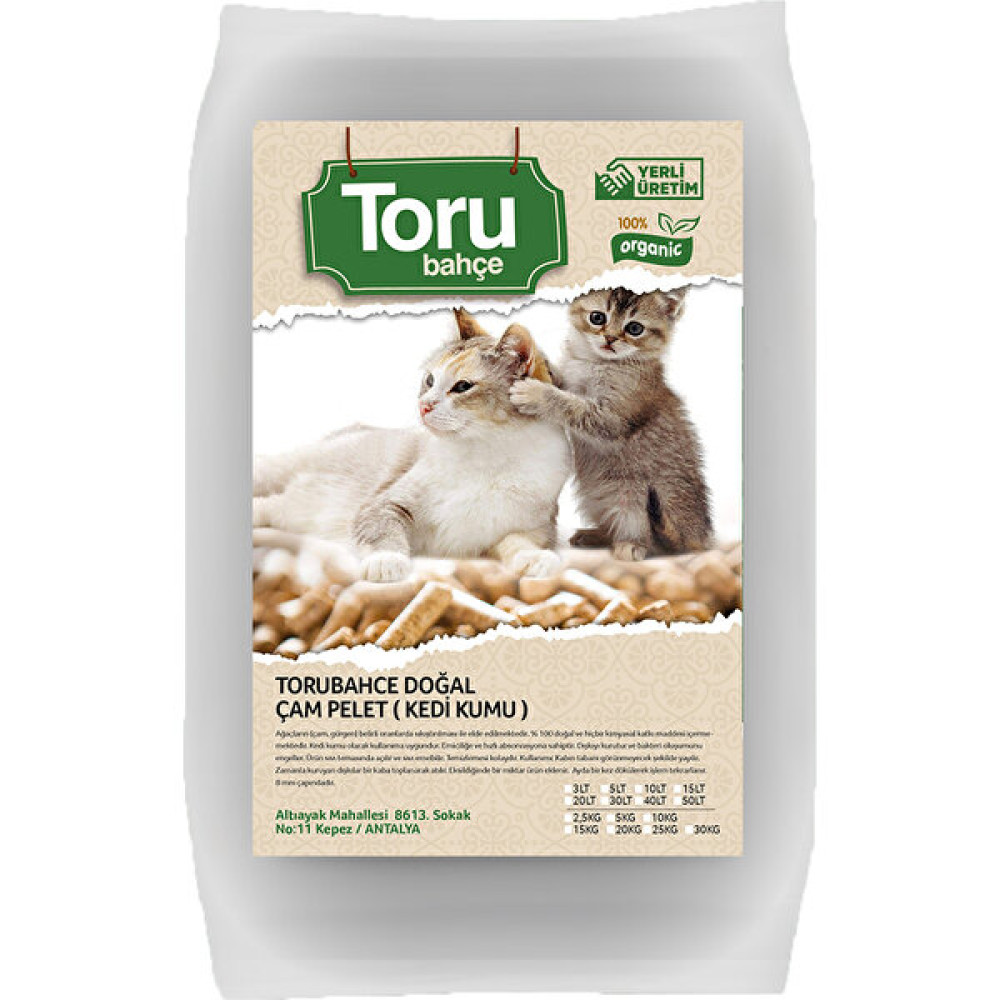 Toru Bahçe Torubahce Doğal Çam Pelet ( Kedi Kumu ) 40 Lt Evcil Hayvan Ürünleri Fiyatı