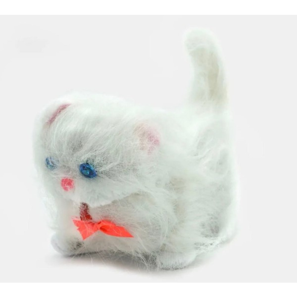 Toru Toys Happy Toys Müzikli Yürüyen Miyavliyan Işıklı Kuyruklu ve Başını Salyan Peluş Papyonlu Sevimli Kedi Peluş Oyuncaklar Fiyatı