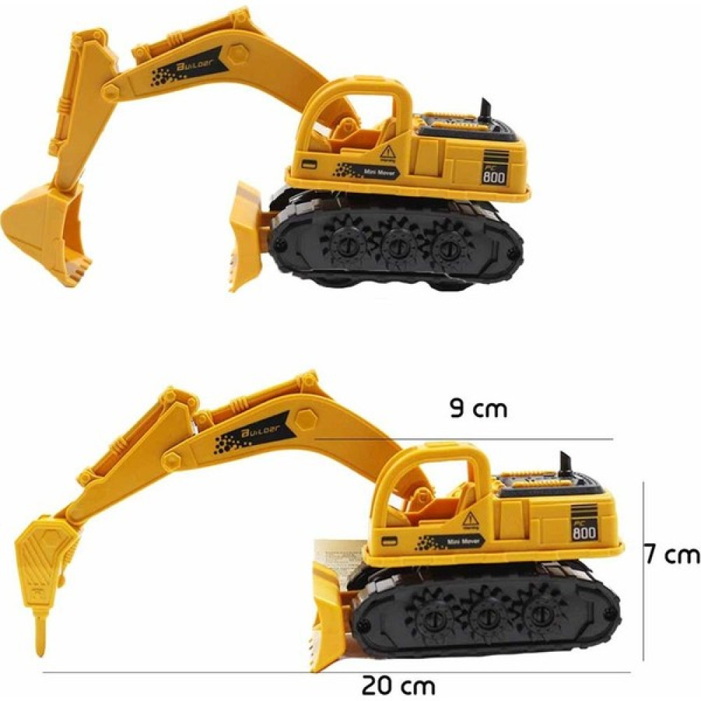 Toru Toys Kızılkaya Oyuncak Sürtmeli Kepçe Iş Makinası Araçları 1 Adet Fiyatıdır - Sarı Oyuncak Araç Fiyatı
