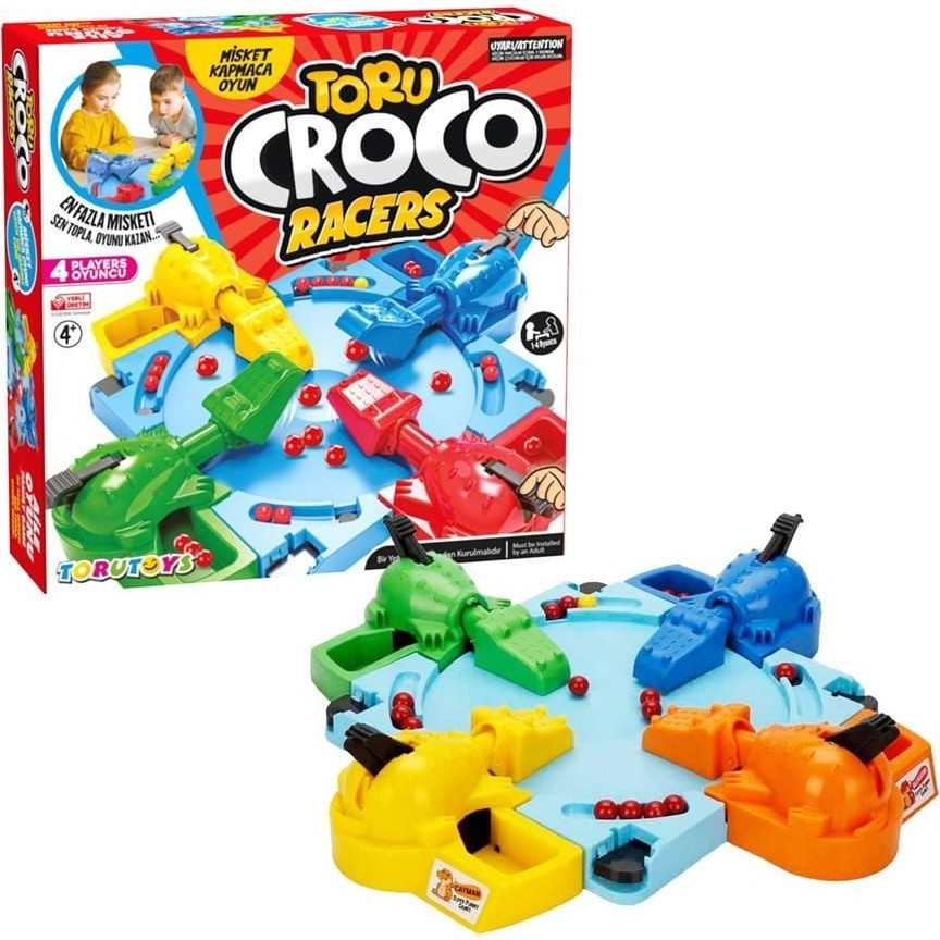 Toru Toys Toru Croco Misket Kapmaca Eğlenceli Aile Kutu Oyunu Diğer Fiyatı