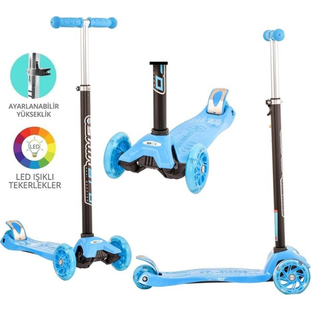 Toru Toys Torutoys Mavi Twist Işıklı Scooter Kırmızı Açık Hava, Deniz ve Spor Oyuncakları Fiyatı