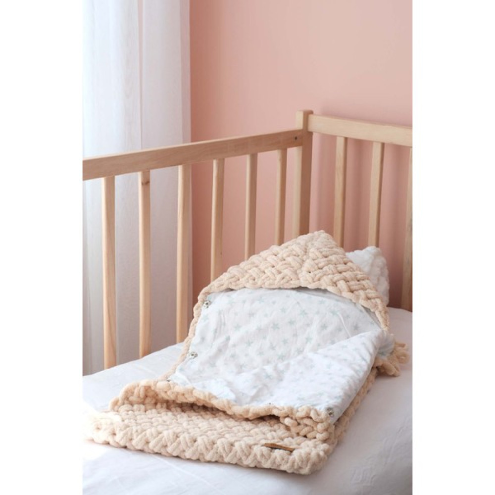 Tosbiq Baby Portbebe Taşınabilir Uyku Tulumu 0-12M Bal Köpüğü Unisex Yenidoğan Kundak Doğal Kumaş İp Organik Sertifika Bebek Kundağı Fiyatı