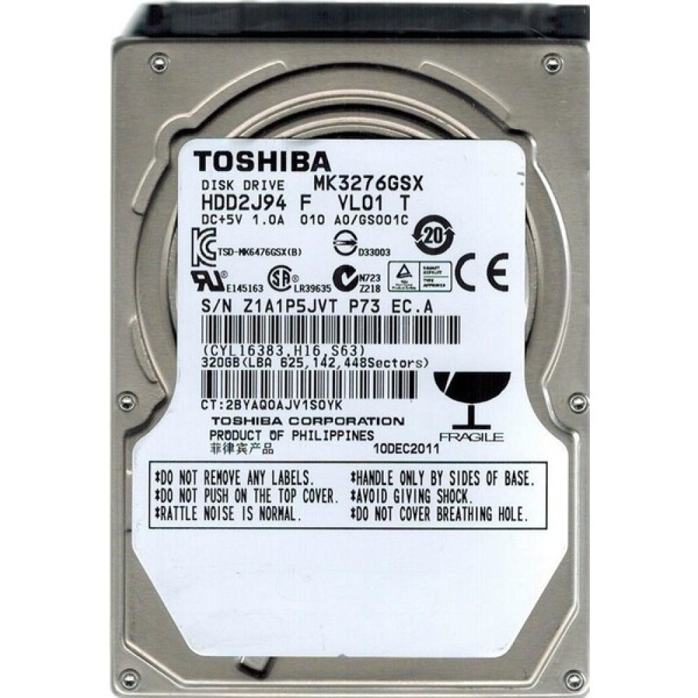 Toshıba 2,5" Sata 320Gb 5400Rpm Hdd Sabit Diskler Fiyatı