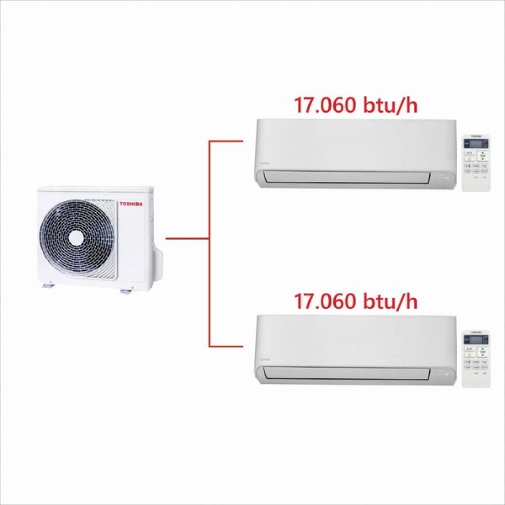 Toshiba 2M A++ + 17.000 +17.000 BTU/H Multi Split İnverter Klima Oto Boyaları Fiyatı