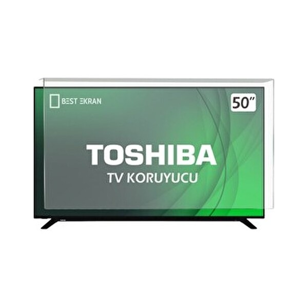 Toshiba 50UA2363DT Tv Ekran Koruyucu - Toshiba 50" Inç 126CM 127 Ekran Smart LED Tv Kırılmaz Koruyucu - 50 inç Televizyonlar Fiyatı