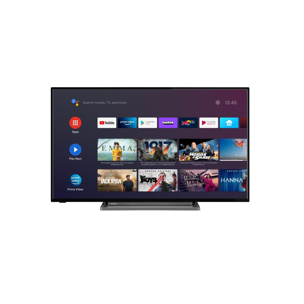 Toshiba 50UA3D63DT 50" 126 Ekran Uydu Alıcılı 4K Ultra HD Android Smart LED TV Televizyonlar Fiyatı