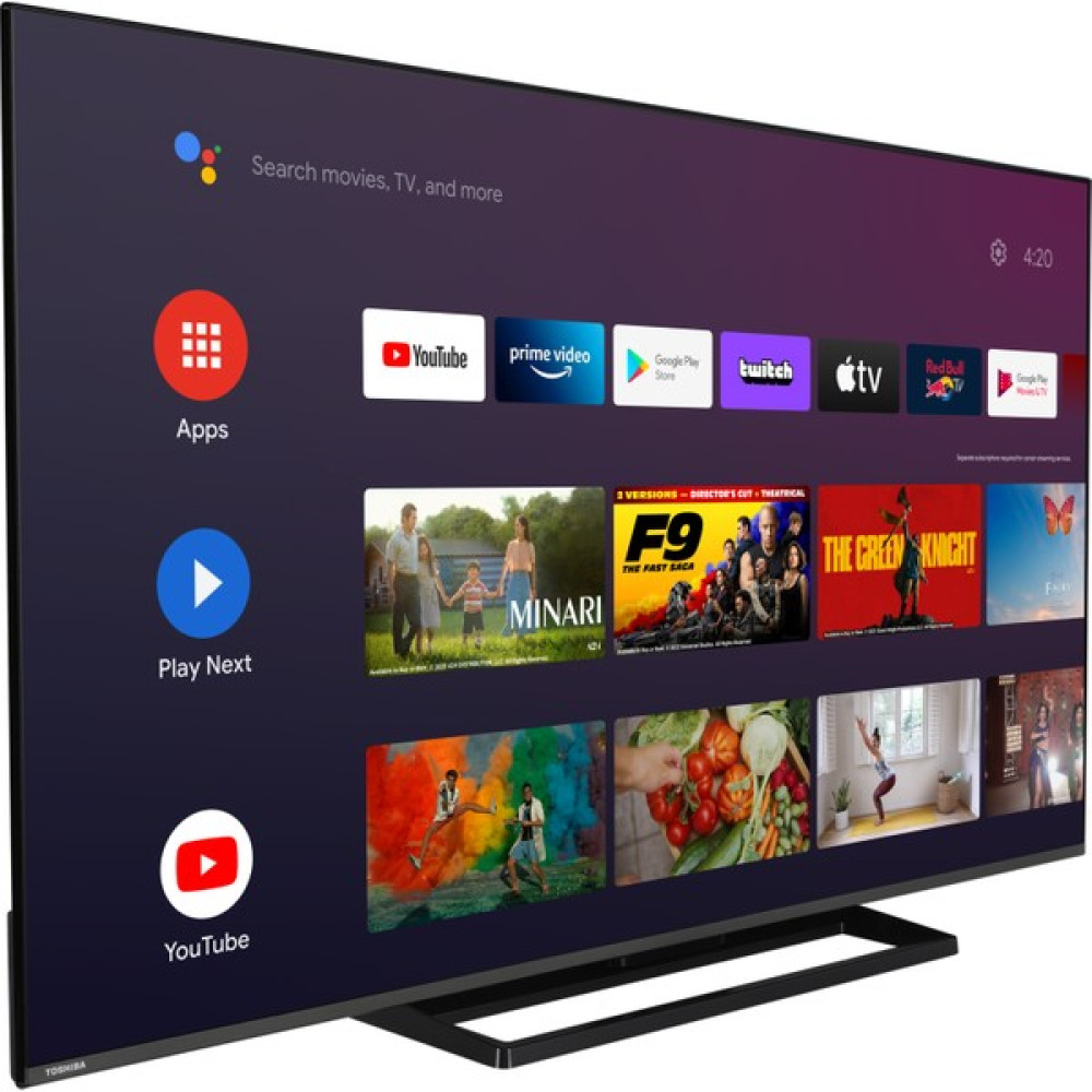 Toshiba 55UA3E63DT 55" 139 Ekran Uydu Alıcılı 4K Ultra HD Android Smart LED TV - 55” Televizyonlar Fiyatı
