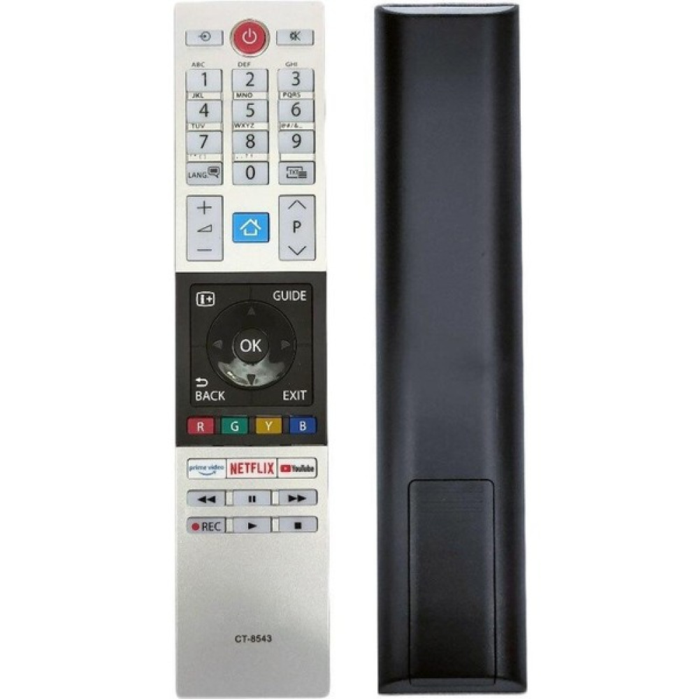 Toshiba CT-8543 Lcd-Led Netflix Youtube Prime Video Tuşlu Tv Kumandası TV Aksesuarları Fiyatı