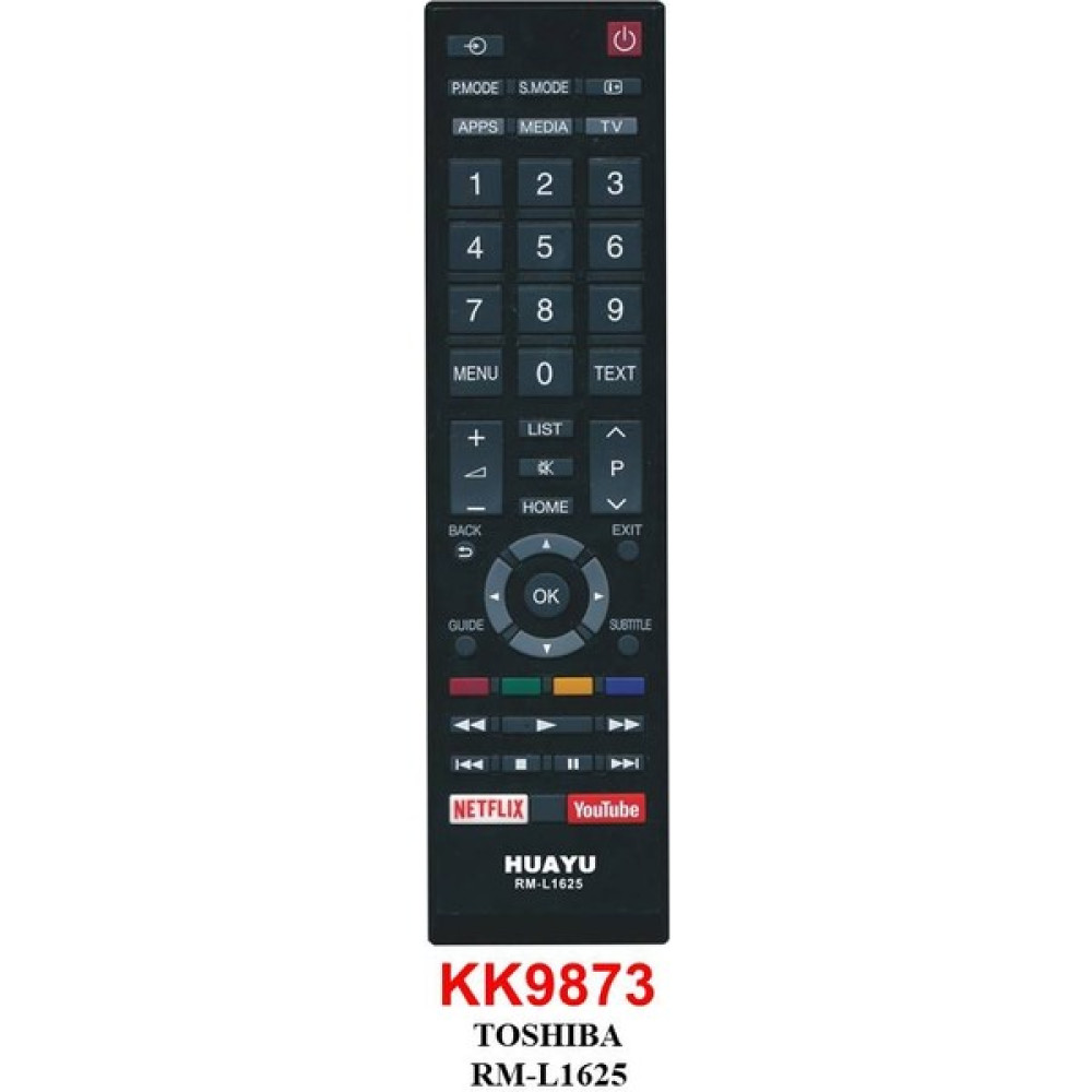 Toshıba RM-L1625 Netflıx-Youtube LCD Kumandası - Renkli Oto Boyaları Fiyatı