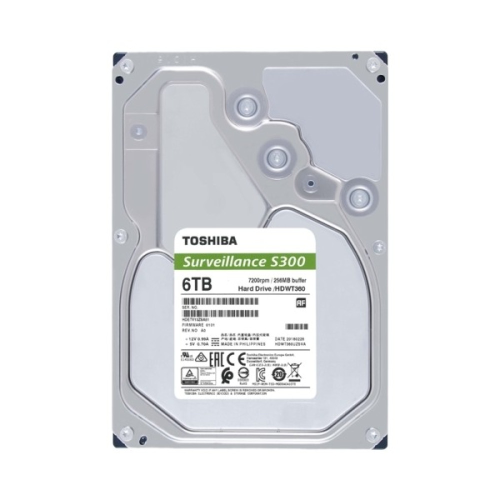 Toshiba S300 6TB 7200RPM 256MB Cache Sata 3 Sabit Disk HDWT360UZSVA Sabit Diskler Fiyatı