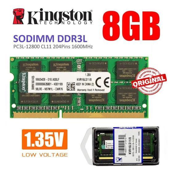 Toshiba S70-A-106, S70-A-11E, S70-A-K6M Uyumlu 8gb DDr3 Kingston Notebook Bellek-Ram