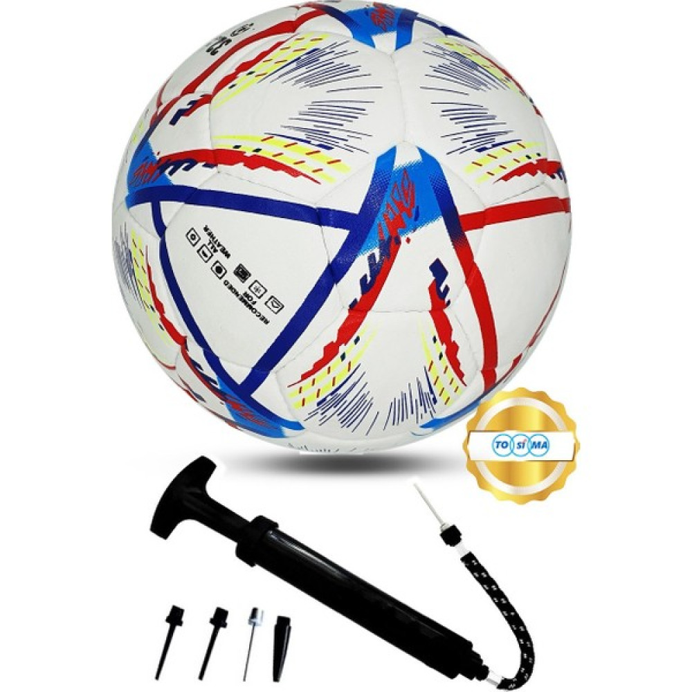 Tosima Connel El Dikişli Futbol Topu ve Top Pompası Seti Futbol Topu Antrenman Topu Maç Topu No 5 Toplar Fiyatı