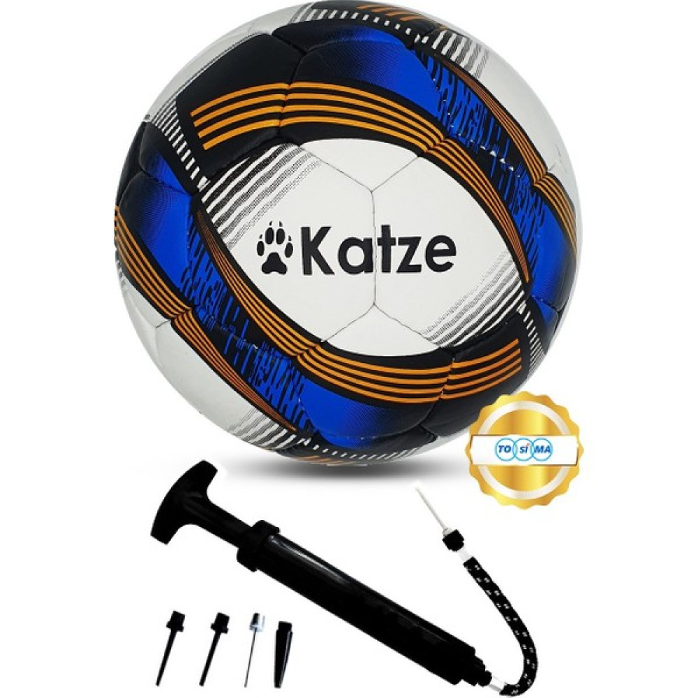 Tosima Katze El Dikişli Futbol Topu Halı Saha Topu Maç Topu No 5 Top Pompası Hediyeli Toplar Fiyatı