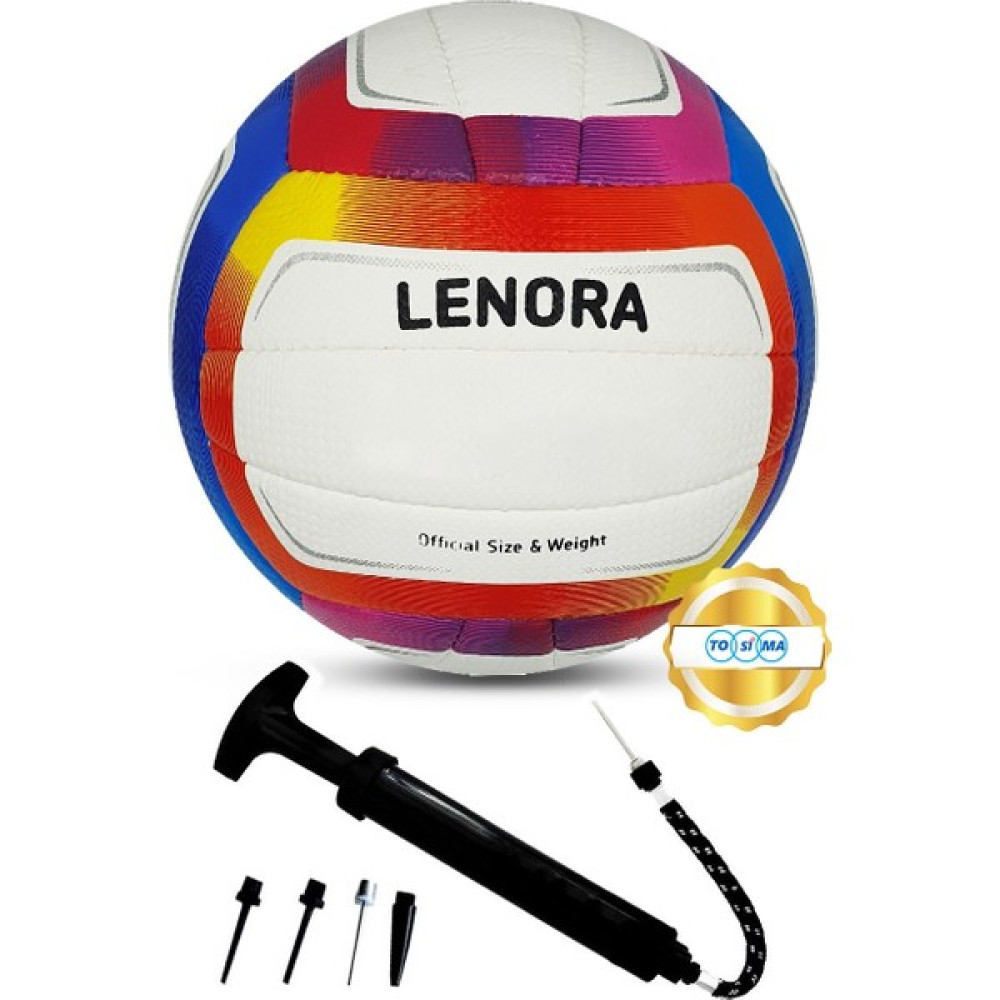 Tosima Lenora El Dikişli Voleybol Topu ve Top Şişirme Pompası Seti Soft Touch Voleybol Topu No 5 Toplar Fiyatı