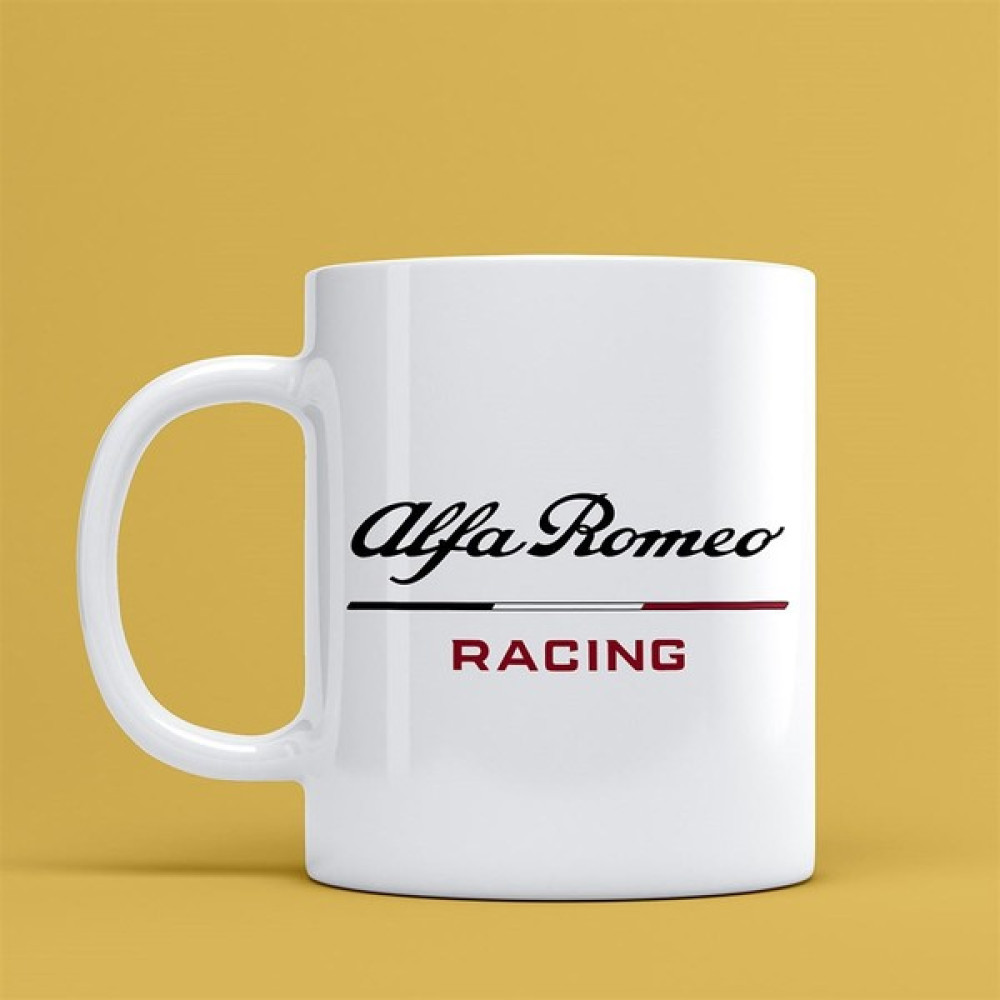 Tospikten Alfa Romeo Racing Tasarımlı Kupa - Beyaz Fincan / Bardak / Kahve Takımı Fiyatı