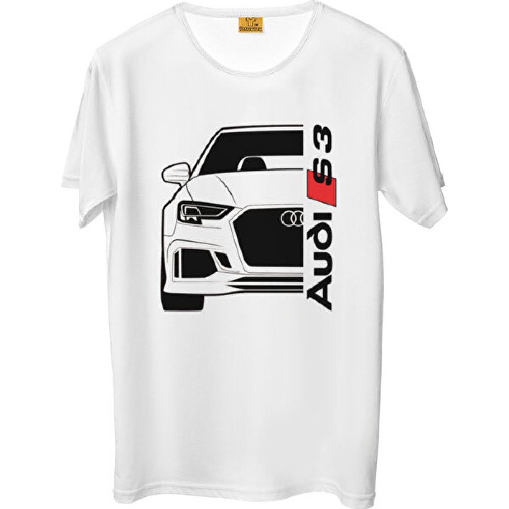 Tospikten Audi A3 Mk3 Tasarımlı Tshirt , Unisex Premium, Çatlama Solma Yapmaz (Otm) Erkek T-shirt Fiyatı