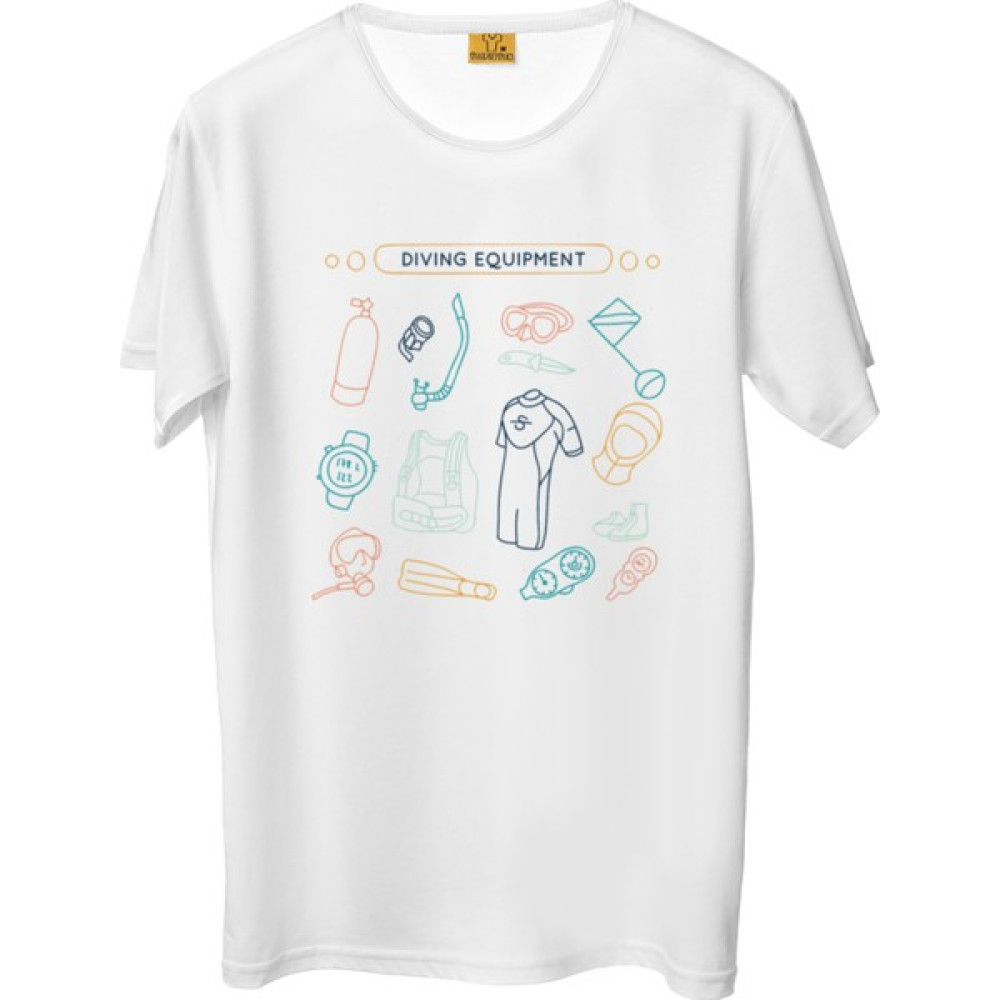 Tospikten Dalış Tasarımlı Tshirt , Unisex Premium, Çatlama Solma Yapmaz (Dlş) Dalistrbyz3 Erkek T-shirt Fiyatı