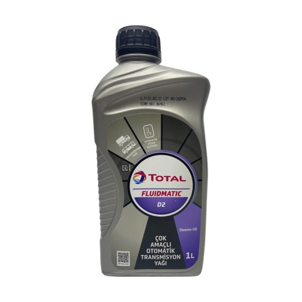 Total Fluıdmatıc D2 12B1L Otomatik Şanzıman Yağı 1 Litre Oto Boyaları Fiyatı