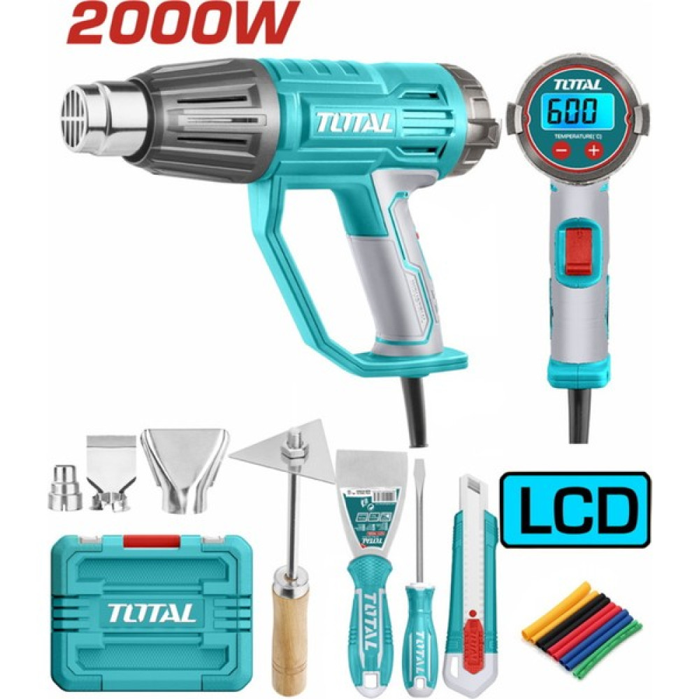 Total LED Ekranlı Sıcak Hava Tabancası 220V TB200561 Oto Boyaları Fiyatı