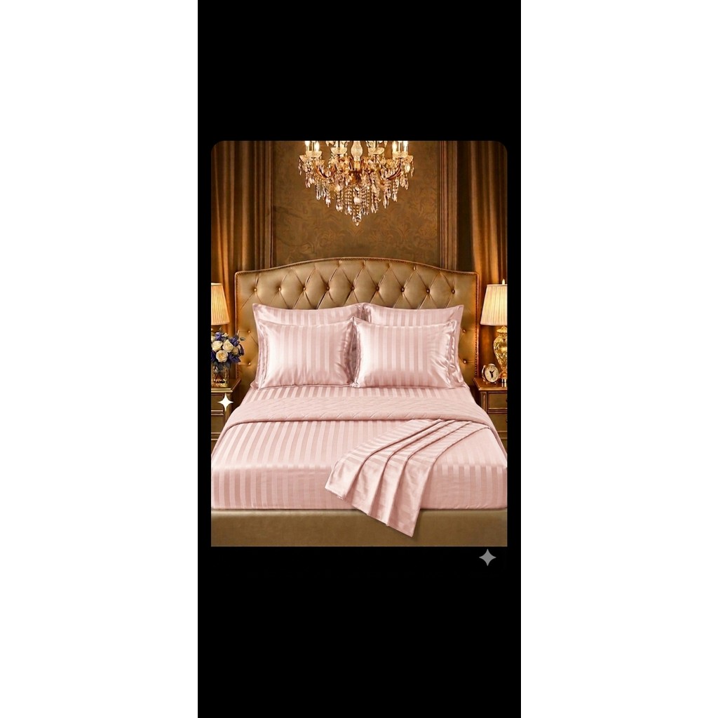 Totem Deluxe Saten Lastikli Çarşaf Takımı - Pudra - 180 x 200 Çarşaf Fiyatı