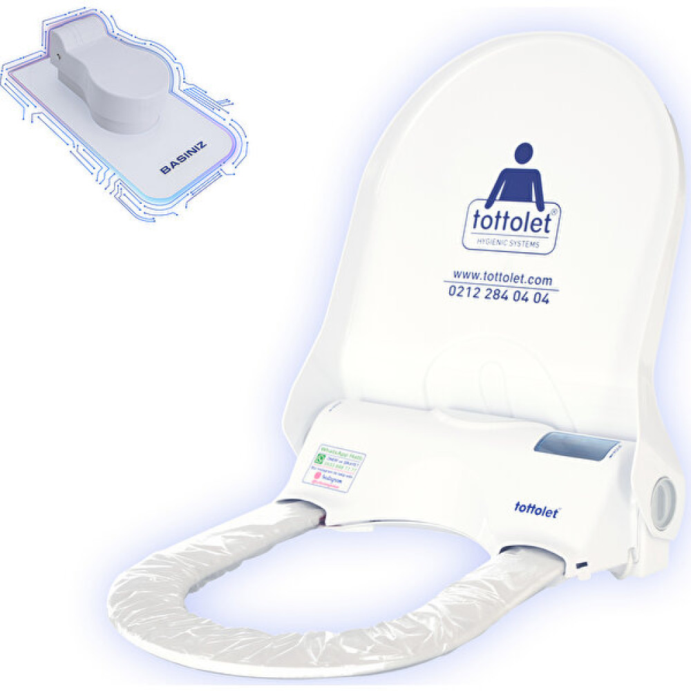 Tottolet Tottolet® Akülü-Pedalet®'li Hijyenik Klozet Kapak Sistemi-15 Rulo Klozet Kapağı Fiyatı