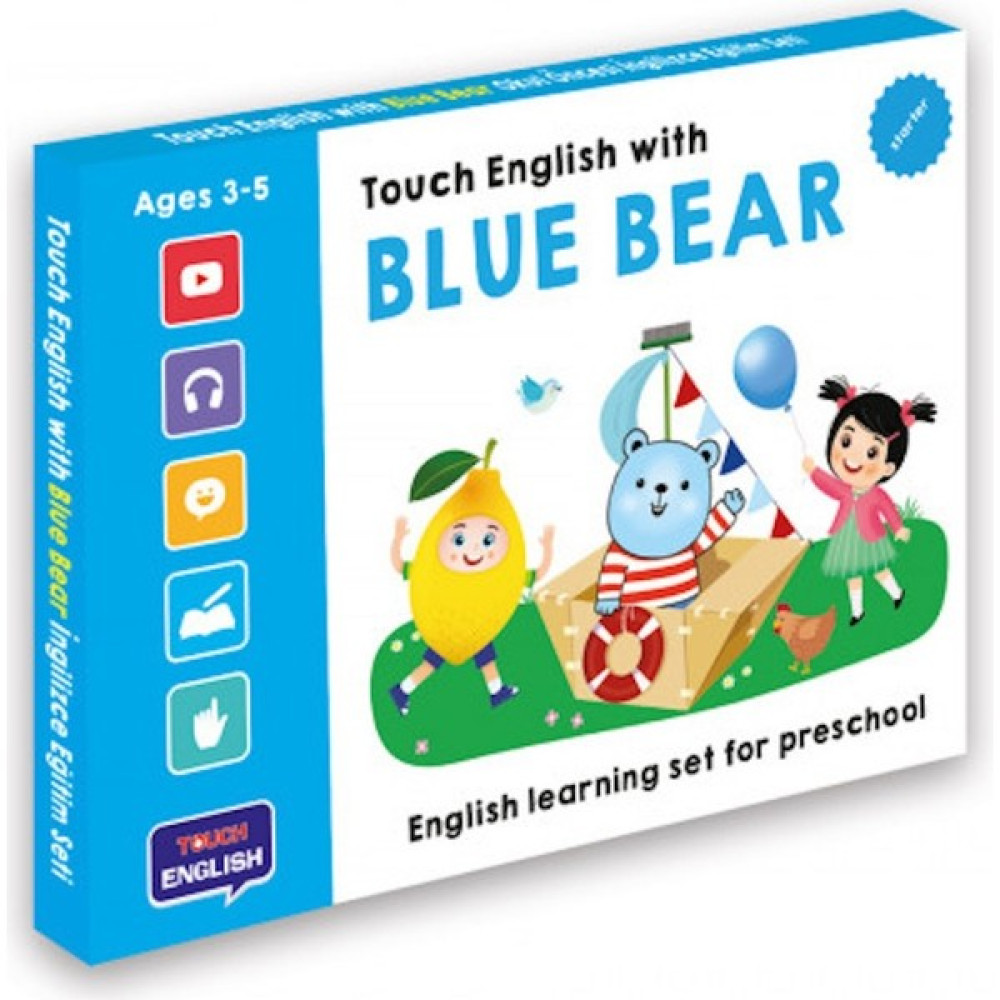 Touch English With Blue Bear Ages 3-5 Yabancı Dil Öğretici Kitaplar ve Eğitim Setleri Fiyatı
