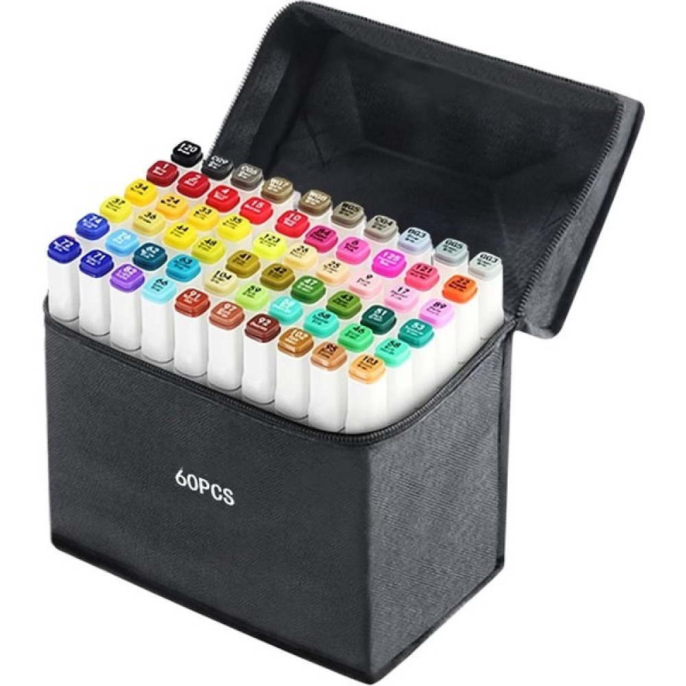 TOUCH SKETC 60 Adet Çift Taraflı Marker Kalem - 60 Sanatsal Malzemeler Fiyatı