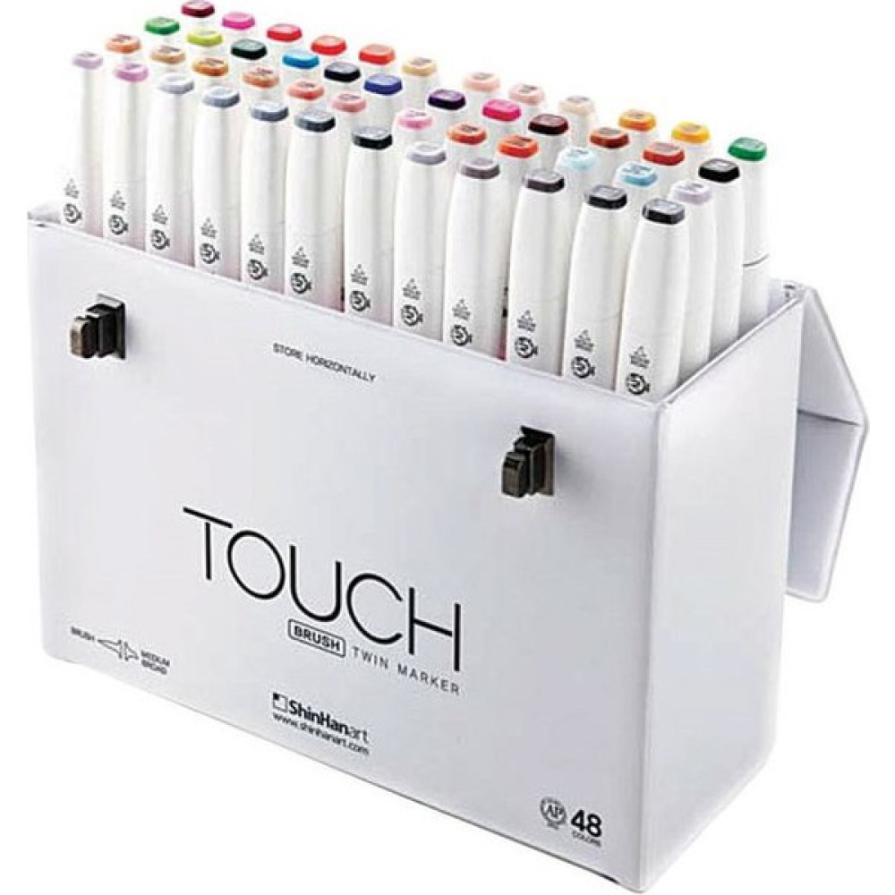 Touch Twin Brush Marker Fırça Uçlu Marker Seti 48 Renk Sanatsal Malzemeler Fiyatı