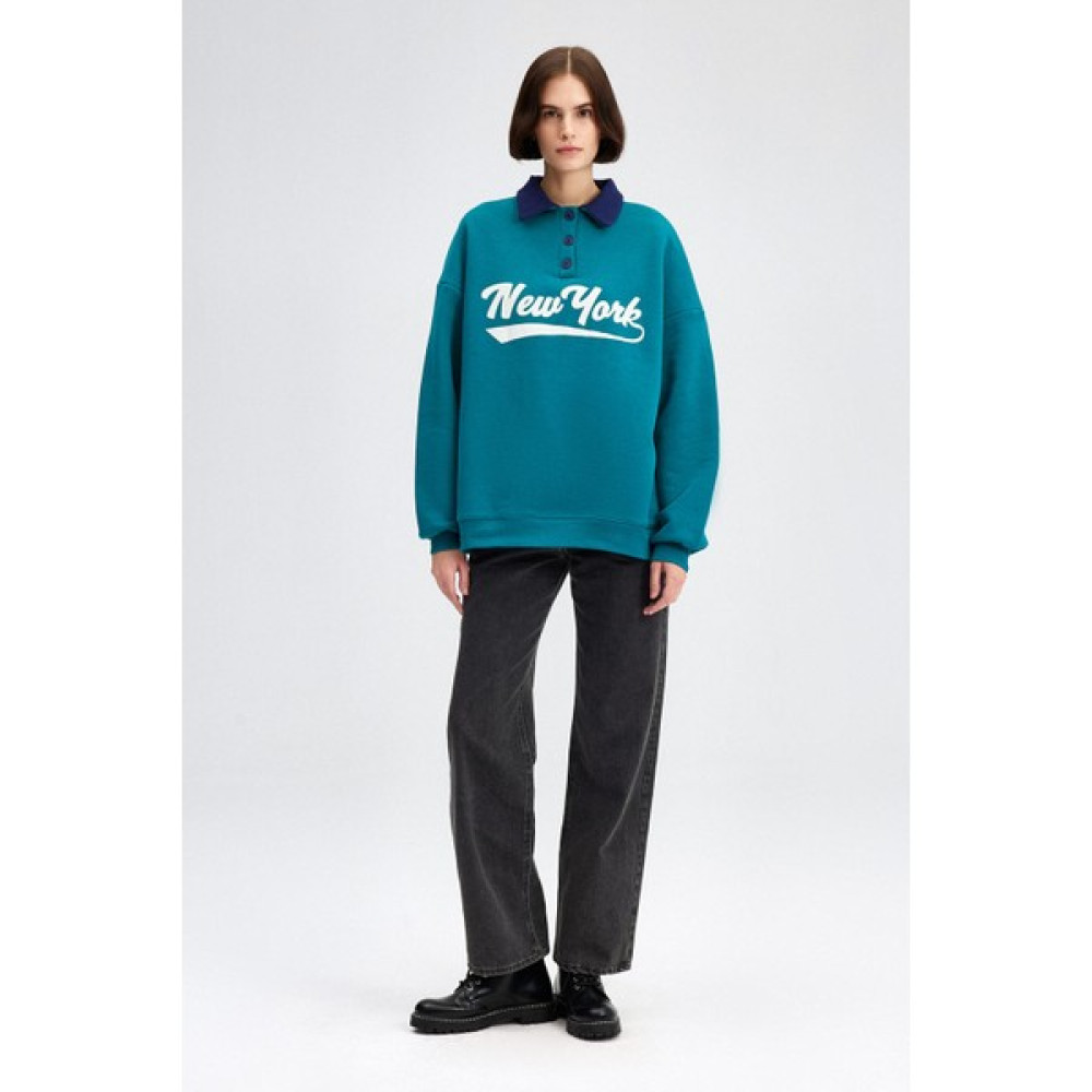 Touche Baskılı Sweatshırt Bayan Sweatshirt Fiyatı