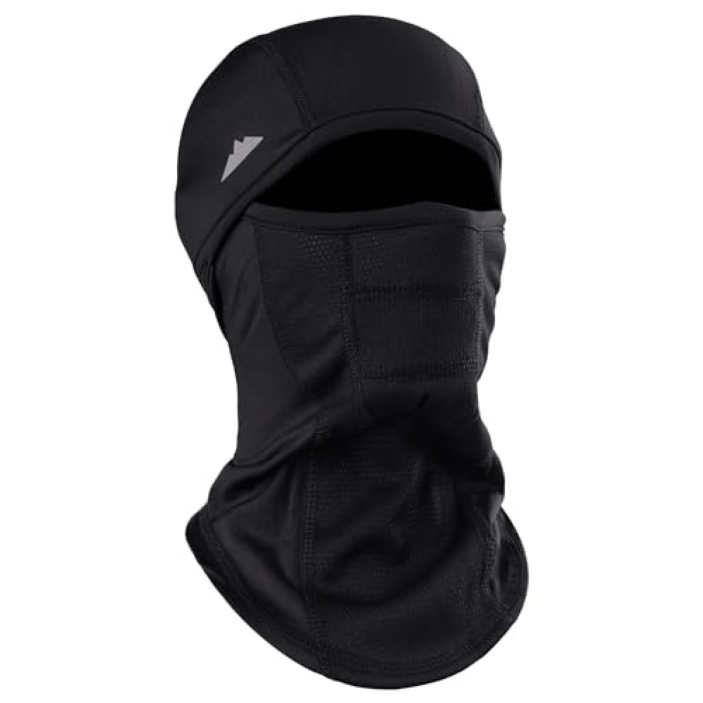 Tough Headwear Balaclava Ski Mask for Men and Women - Winter Shiesty Mask Cover - Cold Weather Full Face Masks - Snow Gear for Skiing, Snowboarding, Running & Motorcycle - Black