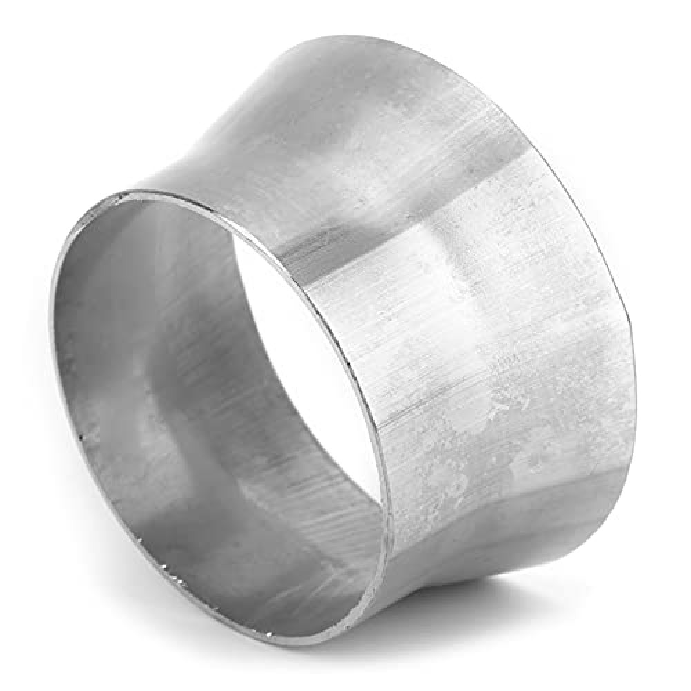 TOUISEDGI Transition Reducer, Durable 2.5in to 3in Stainless Steel Tubing Transition Adapter Reducer Pipe Replacement for The Old One