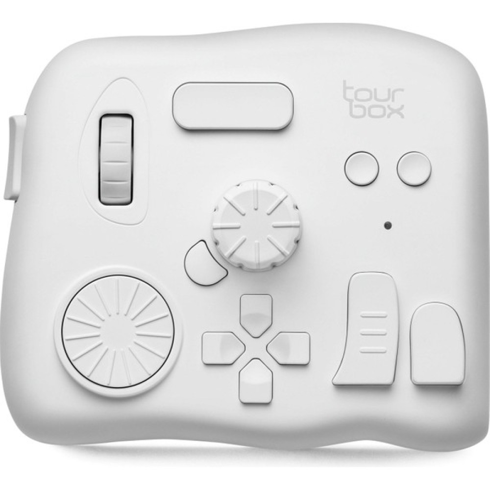 Tourbox Elite - Kablosuz Ses, Fotoğraf, Video ve Tasarım Düzenleyici Konsol - Beyaz Oyuncu Klavyesi Fiyatı