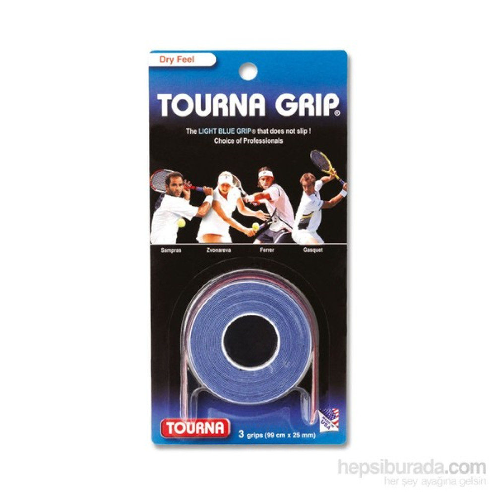 Tourna Original Dry Feel 3X Blue Tenis & Badminton Fiyatı