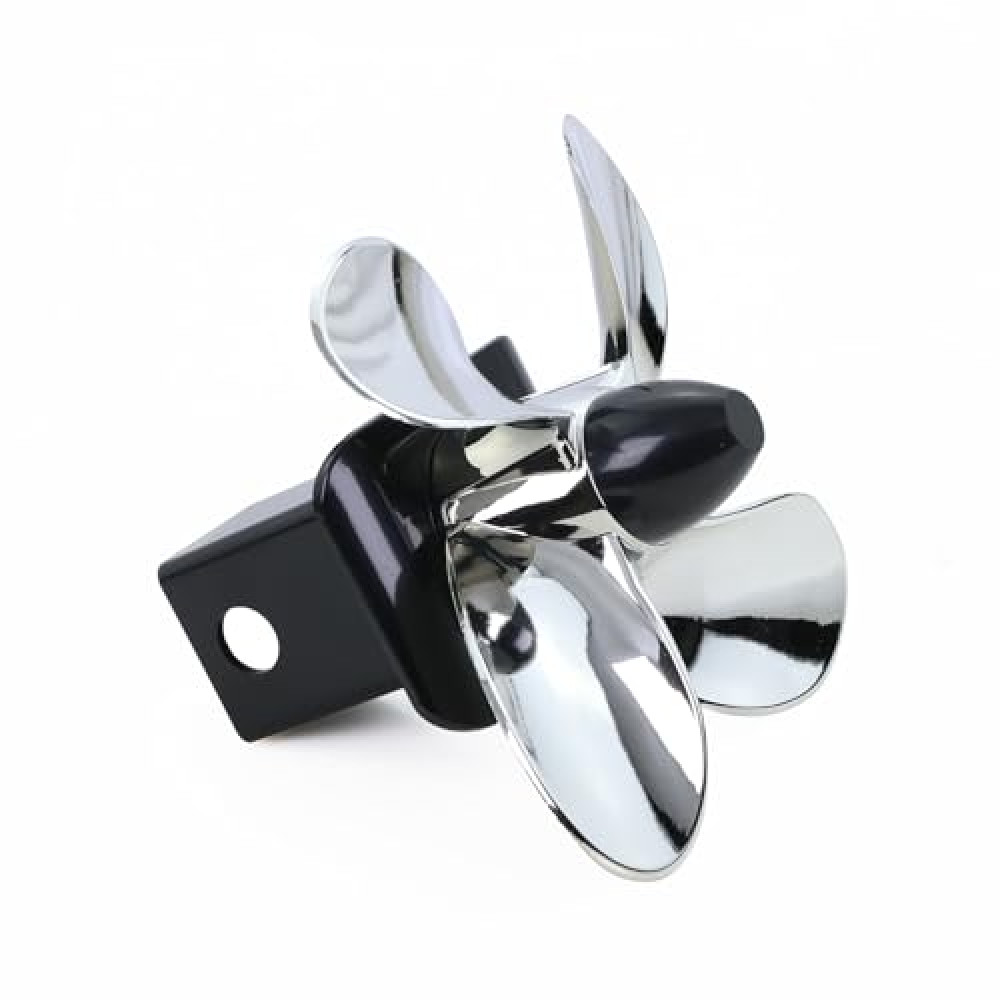 Tow Hitch Cover 77009, Spinning Propeller Trailer Hitch Cover Plastic for 2 Inch Receivers