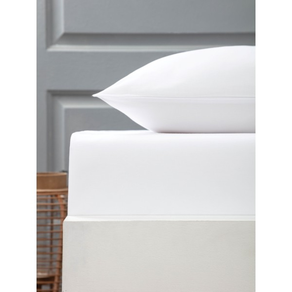 Towell Home Comfort Collection Pamuk Saten King Size Terletmeyen Çarşaf Takımı (260 cm x 280 Cm) - 260 cm x 280 cm - Beyaz Çarşaf Fiyatı
