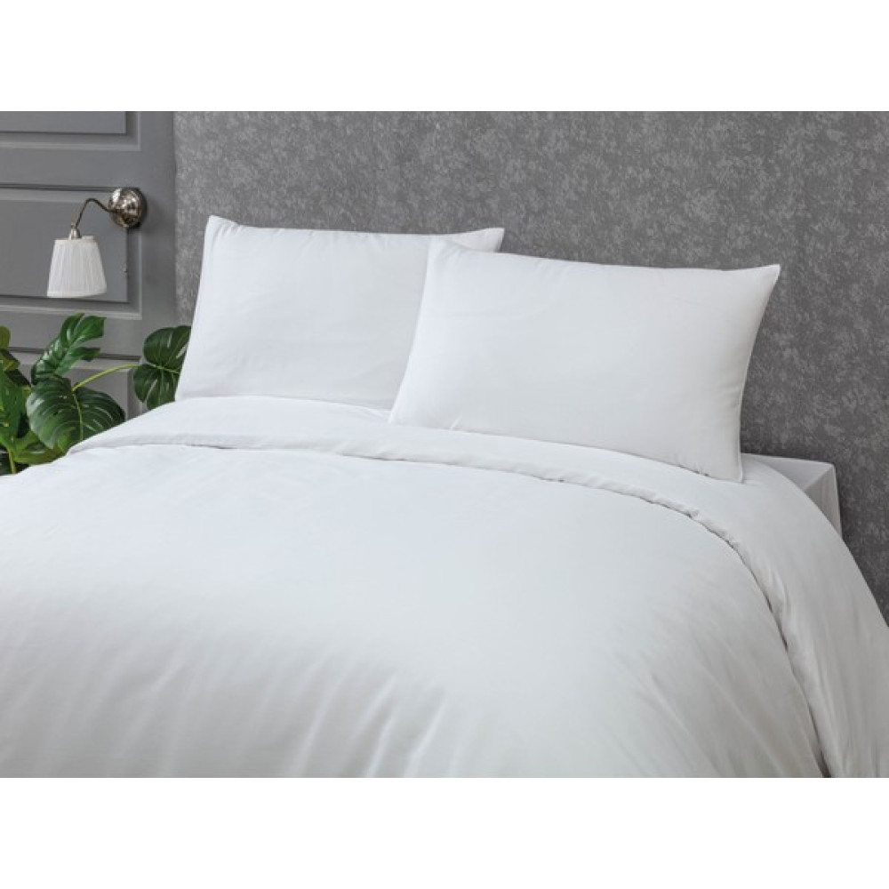 Towell Home Essential Collection Pamuk Tek Kişilik Kolay Ütülenebilen Nevresim Takımı (160 cm x 220 Cm) - Beyaz - 160 x 220 cm Nevresim Takımı Fiyatı